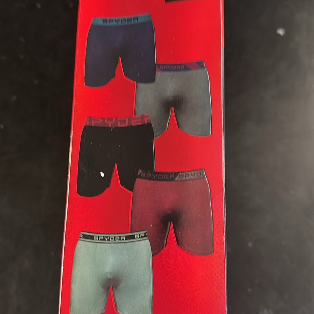 NWT 5PK Spyder Boxer Briefs LG